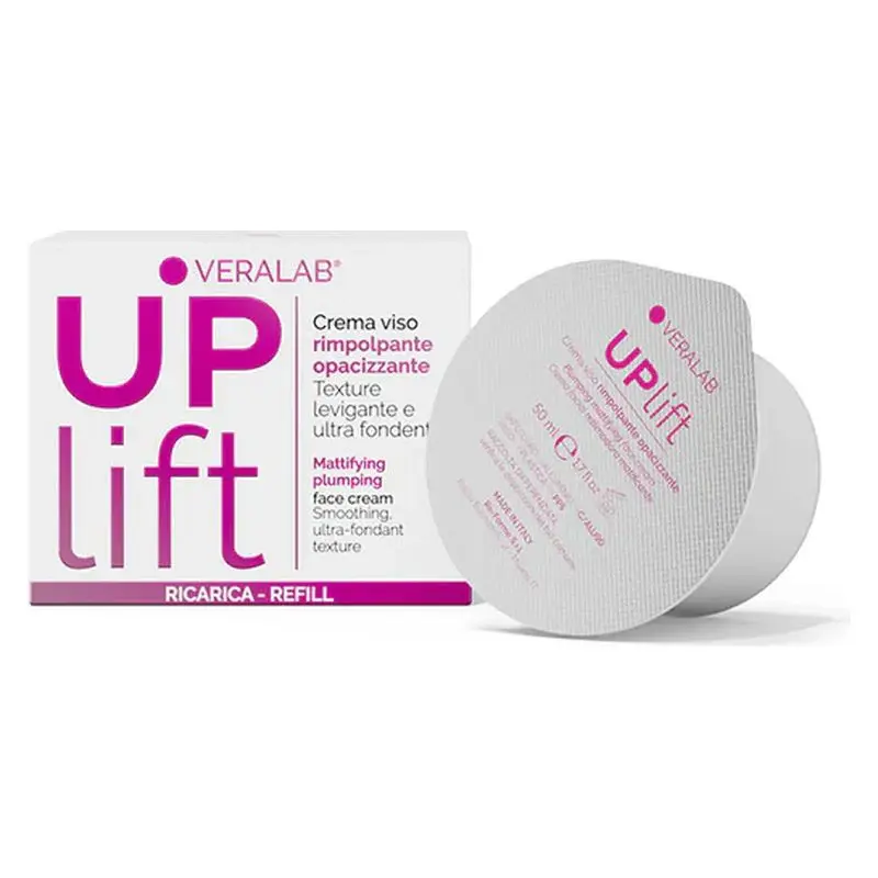 Veralab Uplift Plumping Mattifying Face Cream - Anti-Age Face Cream with Purifying Action Refill 50 ml