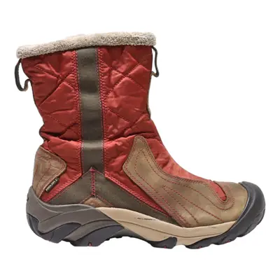 KEEN Snow Boots Red Synthetic Womens UK 6