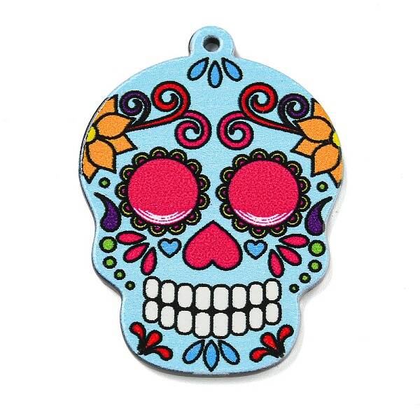 Halloween Theme Printed Acrylic Pendants
