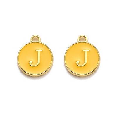 Golden Plated Alloy Enamel Charms