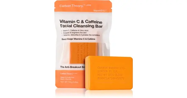 Carbon theory Vitamin C and Caffeine Facial Cleansing Soap 100g
