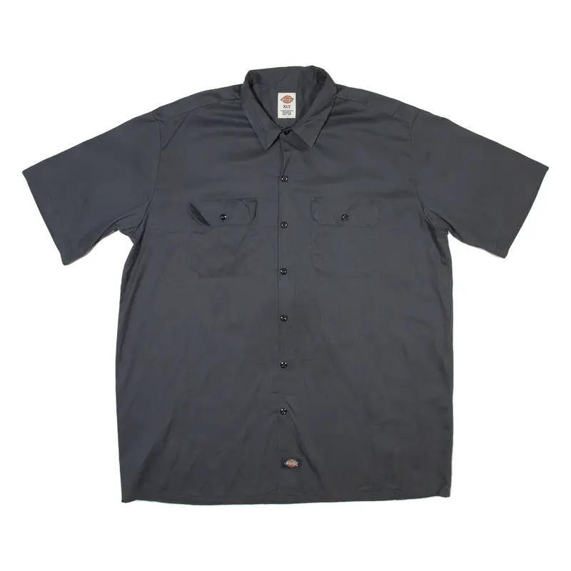 DICKIES Mens Worker Shirt Grey XL