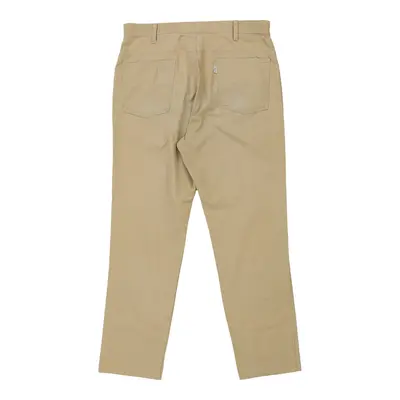Levis Trousers - 35W 28L Beige Cotton