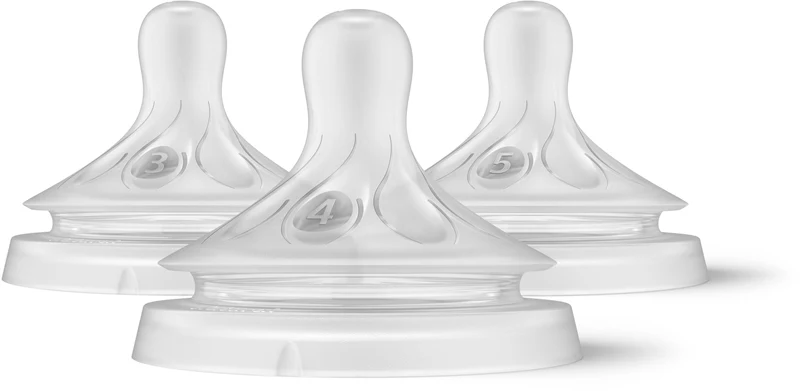 Philips Avent Natural Response SCY960/03 Bottle Teat Mix 3 Pieces