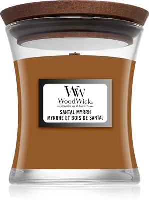 Woodwick Santal Myrrh (Sandalwood and Myrrh) Jar - 85.0 g
