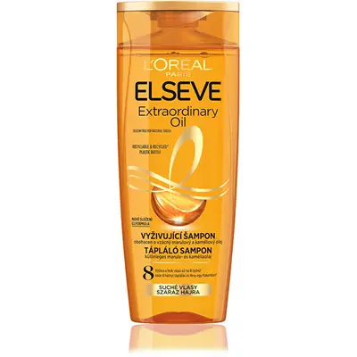 L'Oréal Paris Shampoo Nutriente Elseve (Shampoo Olio Straordinario) - Volume: 400 Ml