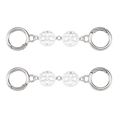 2Pcs 304 Stainless Steel Bag Extension Chains