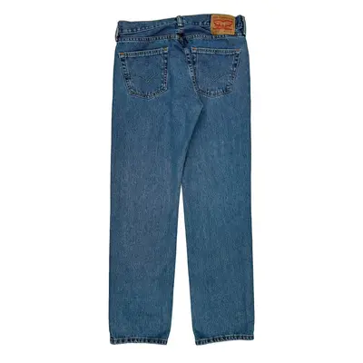 505 Levis Jeans - 32W 32L Blue Cotton | Size: 32″ waist