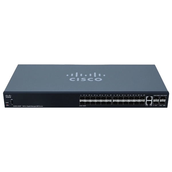 Cisco SG350-28SFP-K9 | SG350 Small Business SG350-28 24 x Ports 10/100/1000Base-TX + 4 x SFP Ports Layer 3 Managed Gigabit Et...