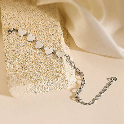 304 Stainless Steel Link Chains Bracelets