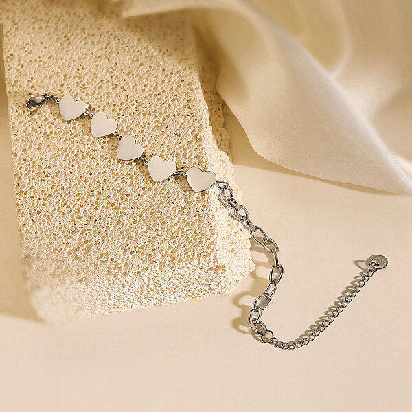 304 Stainless Steel Link Chains Bracelets
