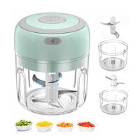 Electric Garlic Chopper, USB Rechargeable Mini Portable Vegetable Chopper, Garlic Grinder Masher, Wireless Food Processor for...