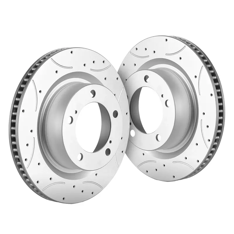 Garvee Front Brake Rotors Drilled And Slotted For 2017-2020 Pacifica, 2012-2016 Town & Country, 2012-2020 Grand Caravan, 2012...