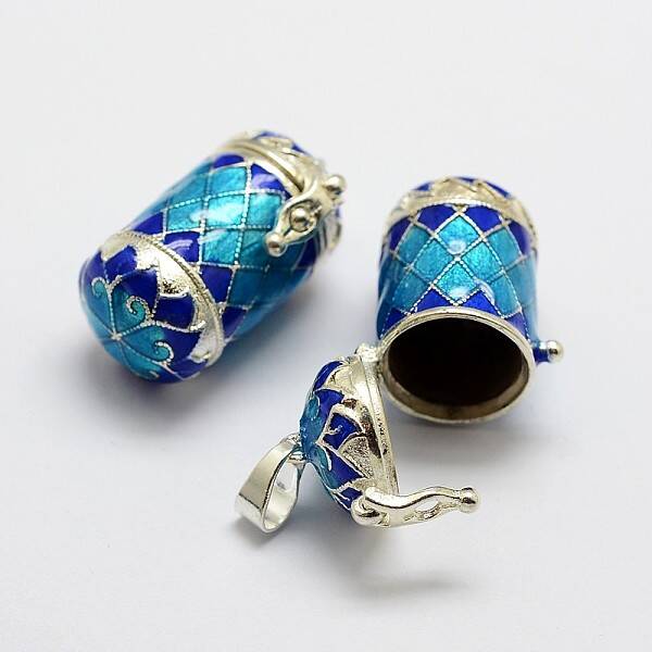 Brass Prayer Box Pendants