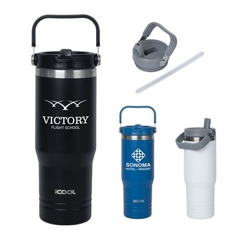 12 Promotional iCOOL Mojave 30 oz Vacuum Insulated Tumbler - 24Hr ...