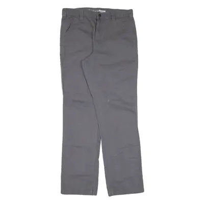 CARHARTT IRR Workwear Mens Trousers Grey Relaxed Straight W33 L33