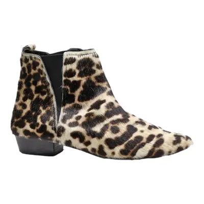 BODEN Chelsea Boots Beige Synthetic Womens UK 7