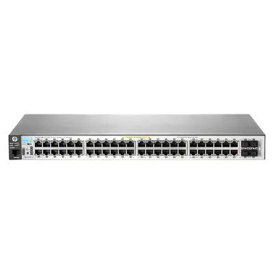 HP J9772A#B2C | Aruba 2530 Series 2530-48G-PoE+ 48 x RJ-45 PoE+ 10/100/1000Base-T and 4 x SFP Ports Layer 2 Managed Gigabit E...