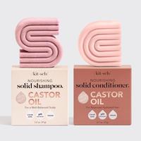 Kitsch Castor Oil Shampoo & Conditioner Bar Combo Pack Haircare Moisture