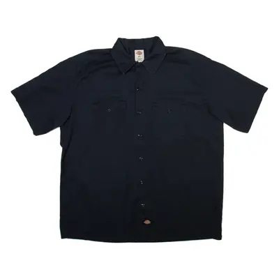 DICKIES Mens Plain Shirt Black XL