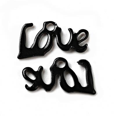 Spray Painted 201 Stainless Steel Charms