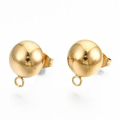 304 Stainless Steel Stud Earring Findings