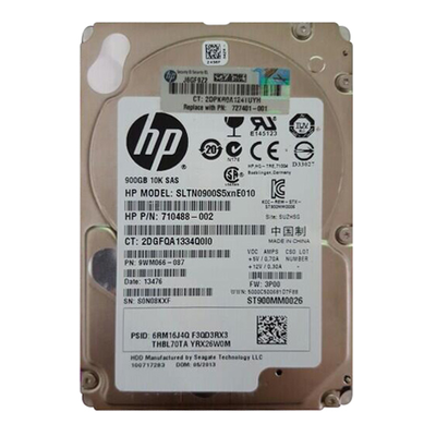 710488-002 HP 900GB 6Gb/s SAS 10000 2.5-inch 16MB Hard Drive