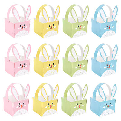 Rabbit Paper Storage Gift Boxes with Handle