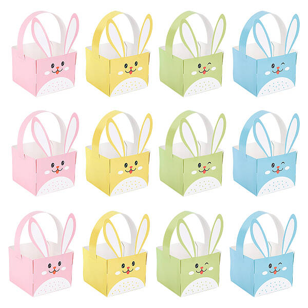 Rabbit Paper Storage Gift Boxes with Handle