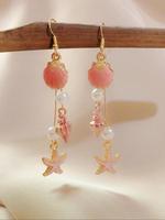 Boho Style Shell & Conch Decor Dangle Earrings, Fashionable Jewelry for Women & Girls, Trendy All-match & Exquisite Jewelry f...