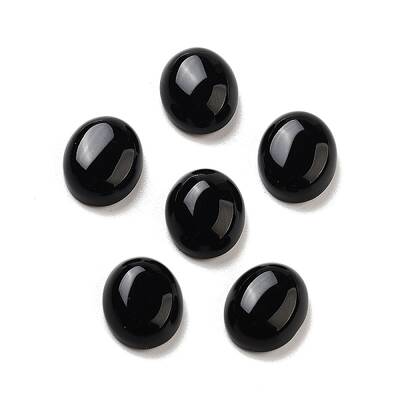 Natural Black Onyx(Dyed & Heated) Cabochons