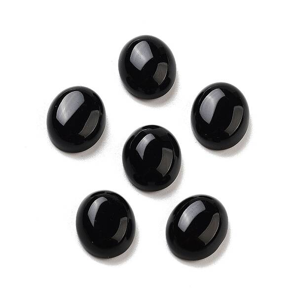 Natural Black Onyx(Dyed & Heated) Cabochons