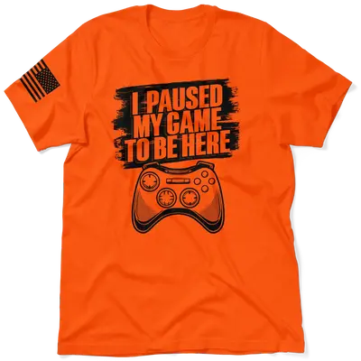 Paused My Game - Safety T-Shirt