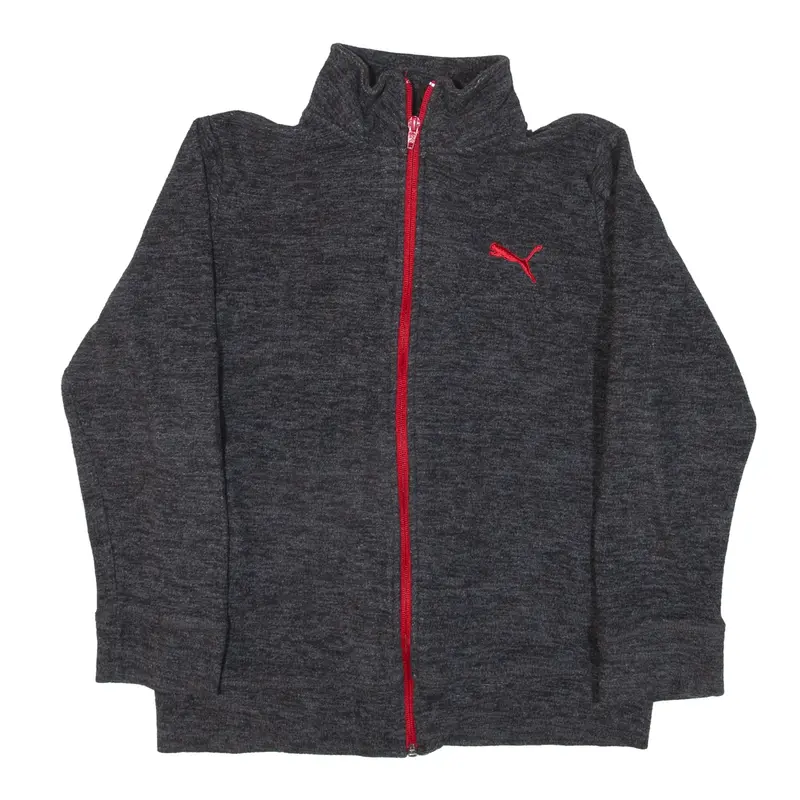 PUMA Fleece Jacket Grey Boys L
