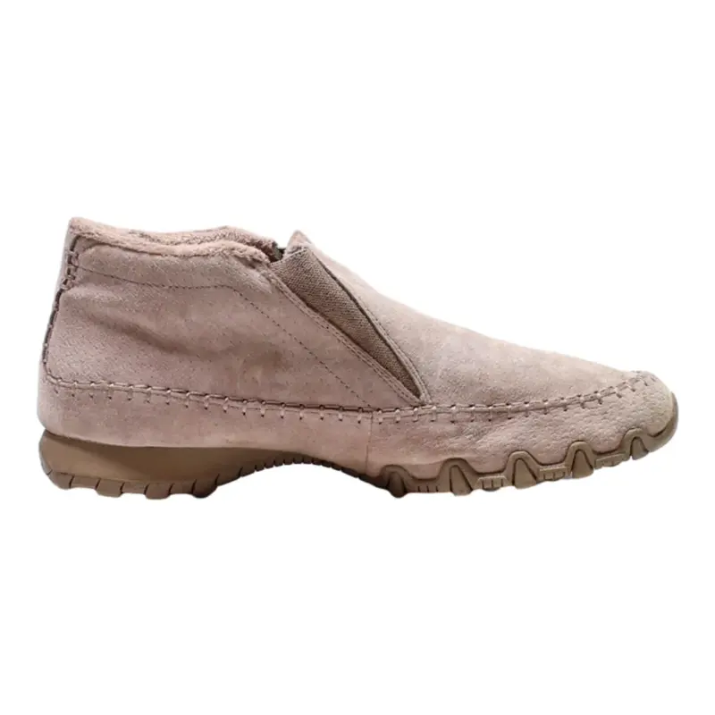 SKECHERS Pump Shoes Grey Suede Mens UK 7