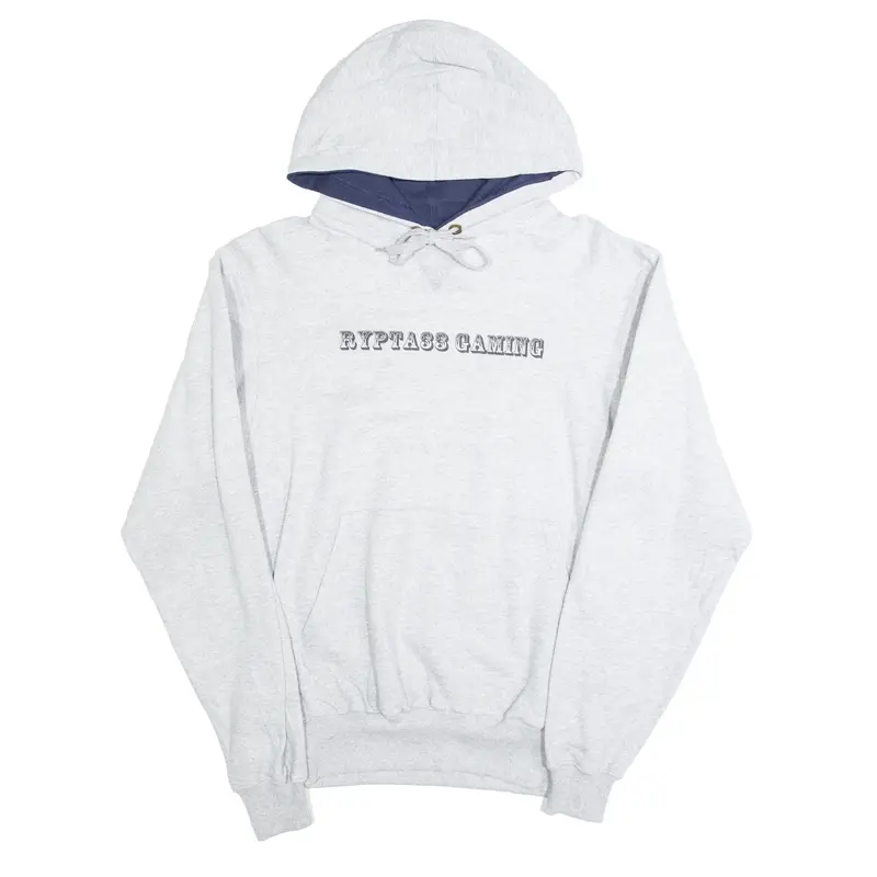 CHAMPION Gaming Grey Pullover Hoodie Mens S