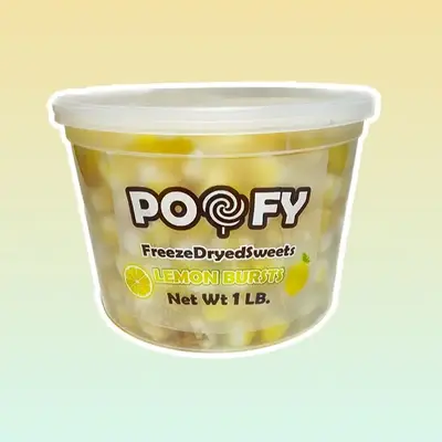 1 LB Freeze Dried Lemon Bursts Candy Snack Sweet