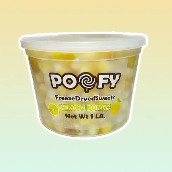 1 LB Freeze Dried Lemon Bursts Candy Snack Sweet
