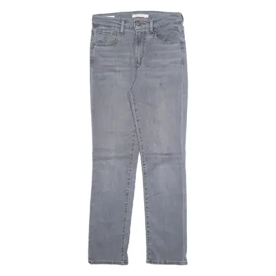 LEVI'S 724 Womens Jeans Grey Regular Tapered W26 L28