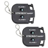 Golf Score Indicator, 2 Counts Mini Digits Square Golf Score Indicator, Outdoor Sport Clicker with Keychain for Golf Game,  G...