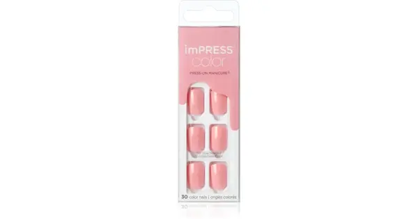 Kiss my face Nails ImPRESS Color Pretty Pink 30 pieces