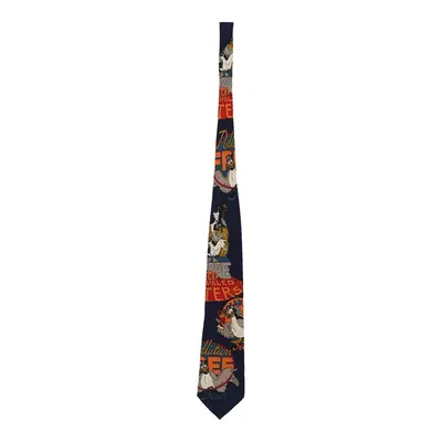 Iceberg Tie - No Size Navy Silk