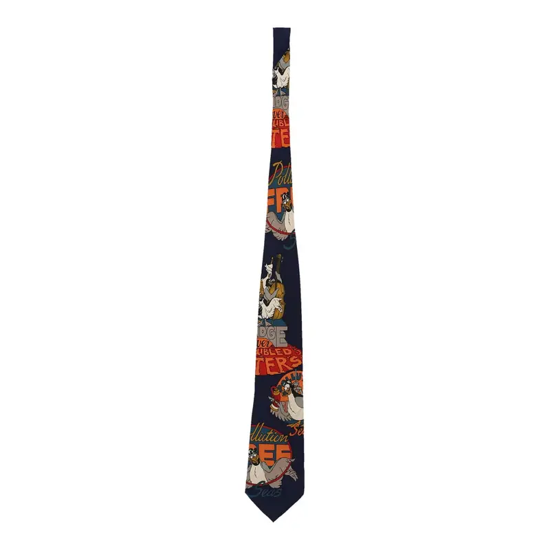 Iceberg Tie - No Size Navy Silk