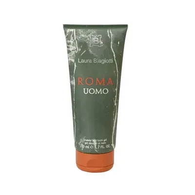 Laura biagiotti Roma Uomo large gel doccia dimensione flacone da 200ml