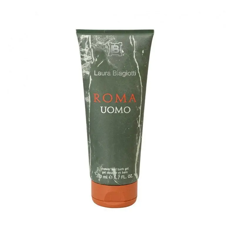 Laura biagiotti Roma Uomo large gel doccia dimensione flacone da 200ml