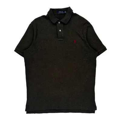 Polo By Ralph Lauren Polo Shirt - Medium Grey Cotton