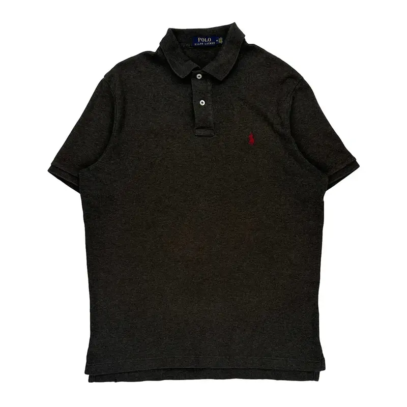 Polo By Ralph Lauren Polo Shirt - Medium Grey Cotton