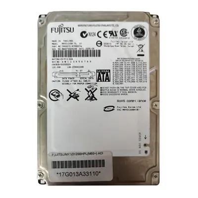 MHV2120BH Fujitsu 120GB 5400RPM SATA 1.5Gb/s 8MB Cache 2.5-Inch Hard Drive for Notebook