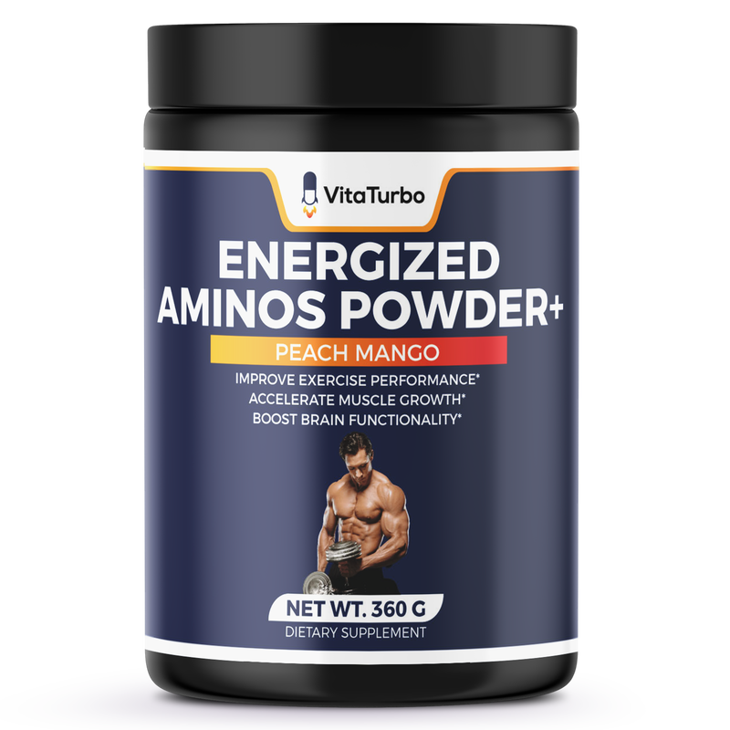Energized Aminos Powder+ (Peach Mango) - 360 Grams