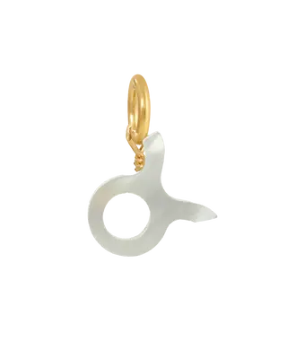 MOP Zodiac Charm | Metal Color: Gold | Sign: Taurus